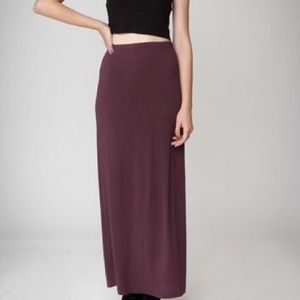 Brandy Melville Maroon maxi skirt