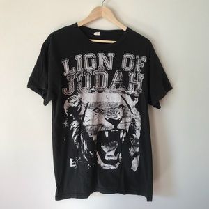 vintage | black LION IF JUDAH soft thin t-shirt vintage | black LION IF JUDAH soft thin t-shirt