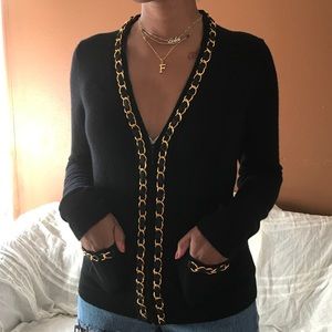 Hayden cashmere blend chanel style cardigan