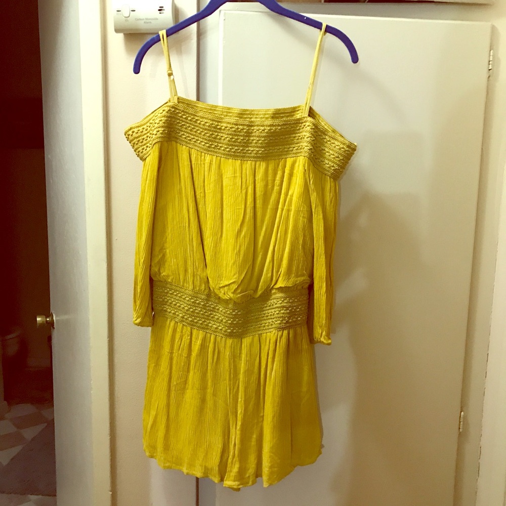 Purple Snow (Brand) Yellow Romper Jumpshorts
