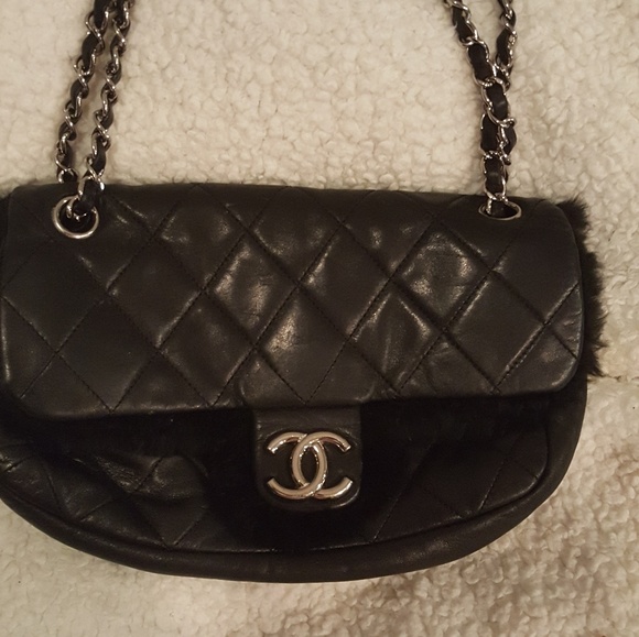 Channel handbag with Fur - Picture 2 of 6