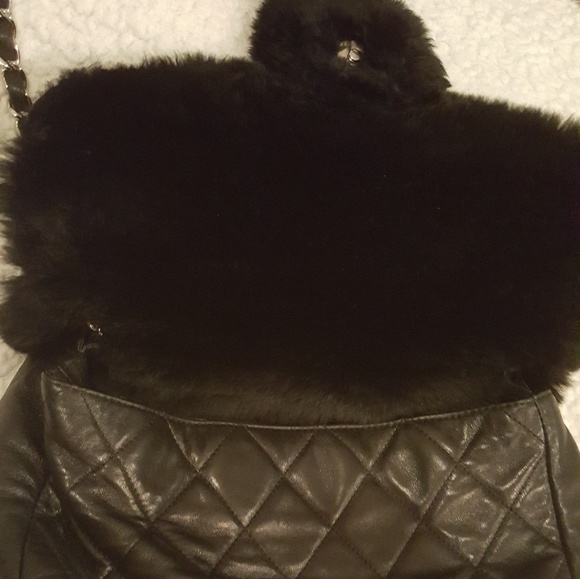 Channel handbag with Fur - Picture 6 of 6