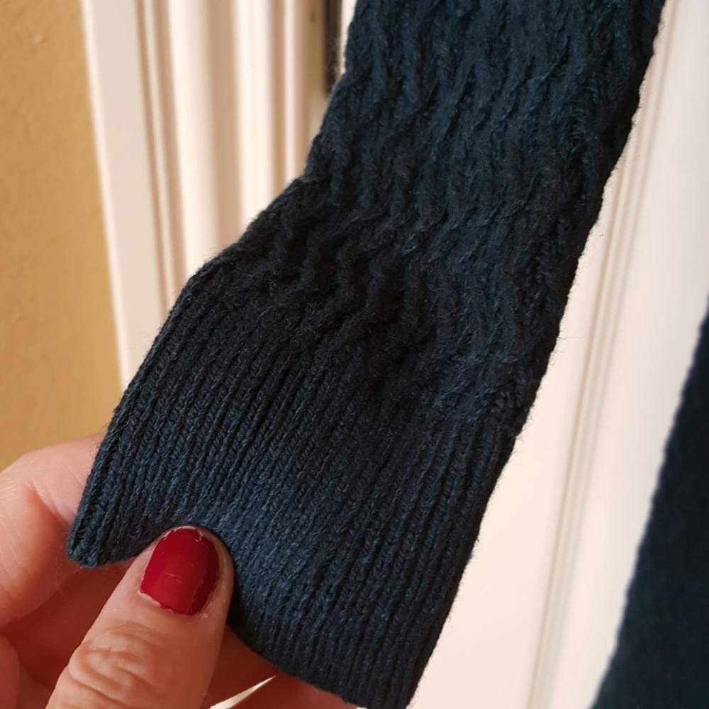 Loft Forest Green Sweater Dress - Picture 4 of 5