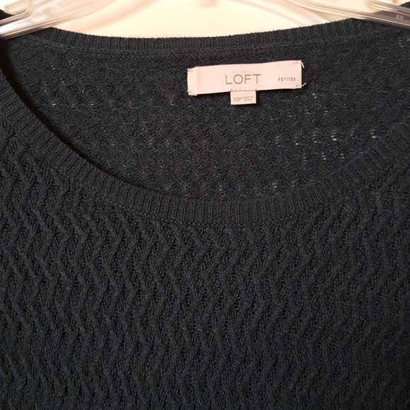 Loft Forest Green Sweater Dress - Picture 3 of 5