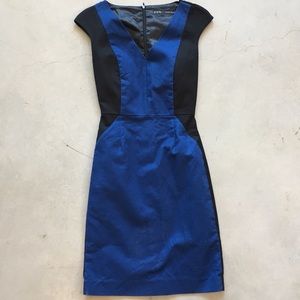 Zara Basics - fitted colorblock dress