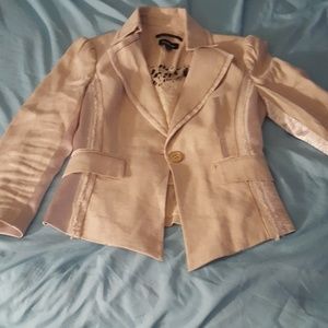 Linen and silk jacket
