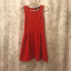 Red holiday or party dress