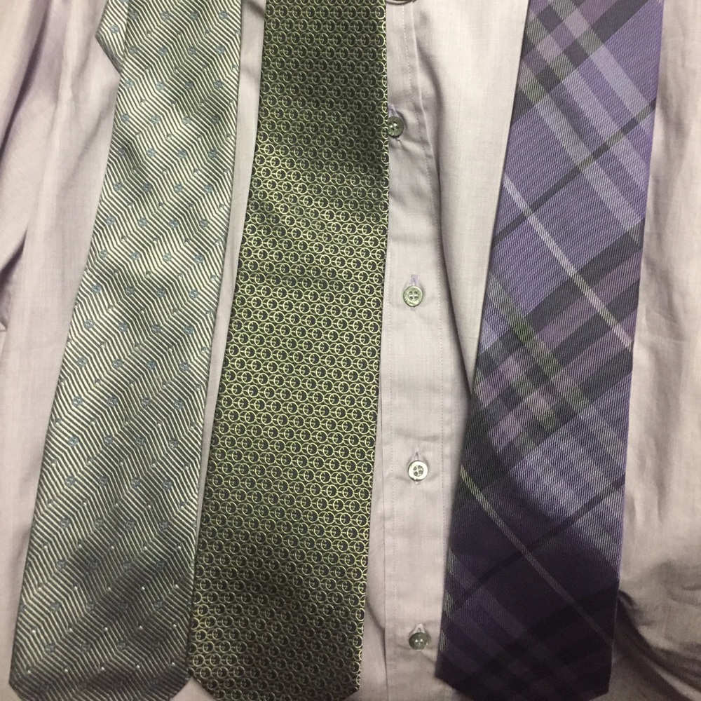 Men's Gucci/Burberry ties