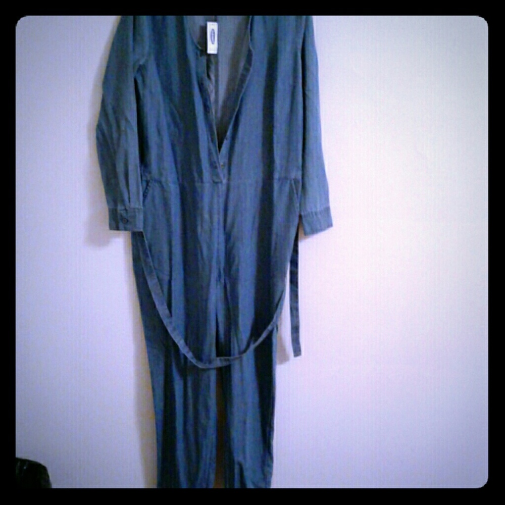 Maternity  jean jumpsuit