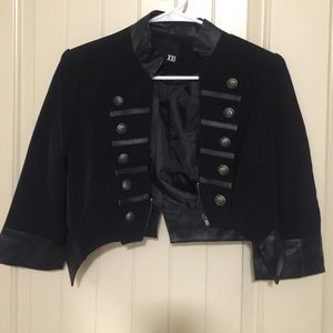 Forever21 crop military style blazer
