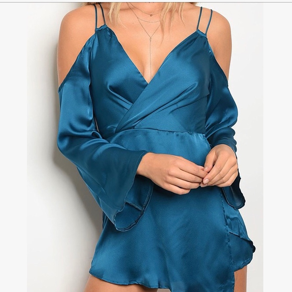 NEW! Silky in Teal Romper