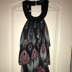 Peacock feather inspired dress Peacock feather inspired dress