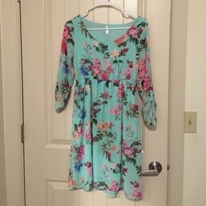 Pink Blush Maternity Baby Shower Dress