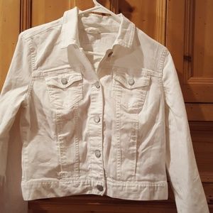 Aeropostale white jean jacket size L Aeropostale white jean jacket size L