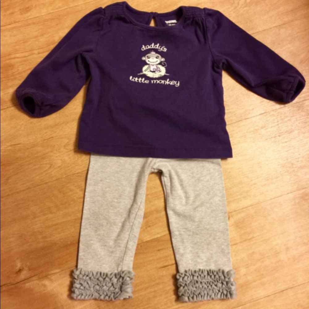 Daddy's Little Monkey Gymboree Outfit