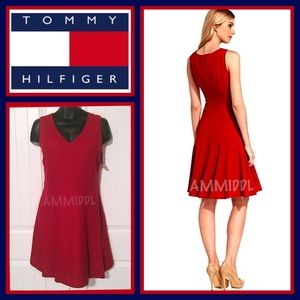 🆕TOMMY HILFIGER WOOL BLEND A-LINE 👗 DRESS