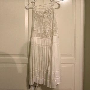Free people white mini dress