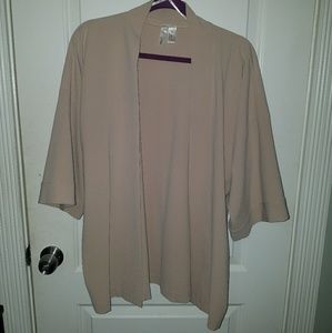 Nude beige kimono shawl