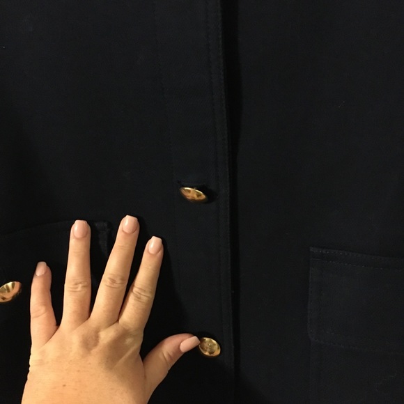 Beautiful TH navy waist length jacket - Picture 2 of 4