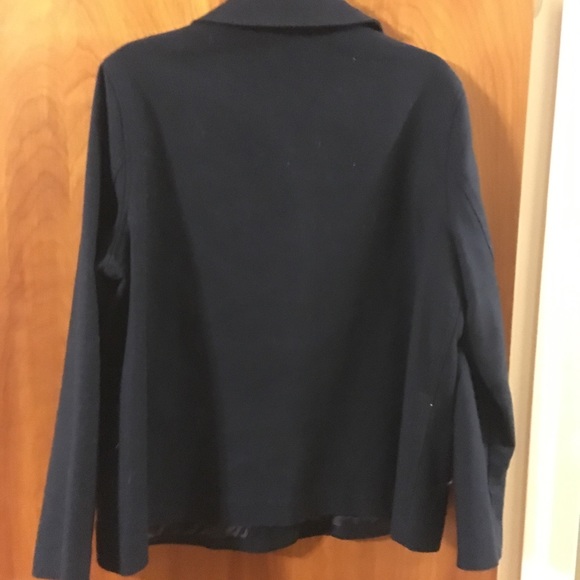 Beautiful TH navy waist length jacket - Picture 3 of 4