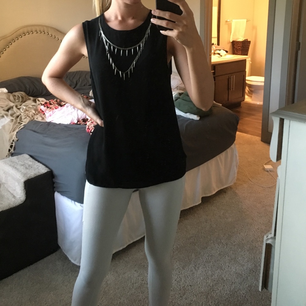 Black dressy tank Top