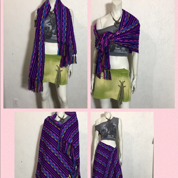 Hand Made/ Rebozo/Shawl/ Wrap - Picture 2 of 8