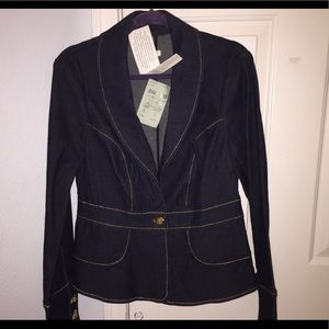 Cache jean jacket size 10 Cache jean jacket size 10