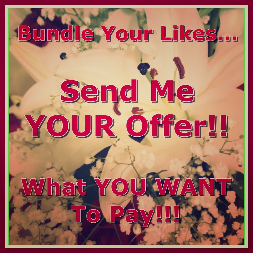 Bundle YOUR Likes ♥️💲♥️ Send YOUR Offer