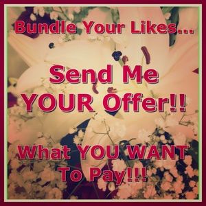 Bundle YOUR Likes ♥️💲♥️ Send YOUR Offer