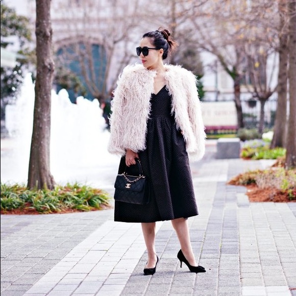 Zara Super Plush Pale Pink Cropped Coat PRICE FIRM - Picture 4 of 8