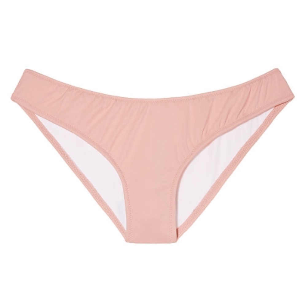 PINK Ruched Mini Bikini Bottom