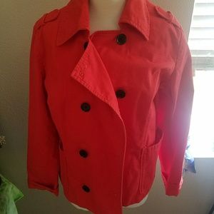 Old Navy, red denim jacket Old Navy, red denim jacket