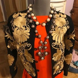 Embroidered in Gold thread jacket Embroidered in Gold thread jacket