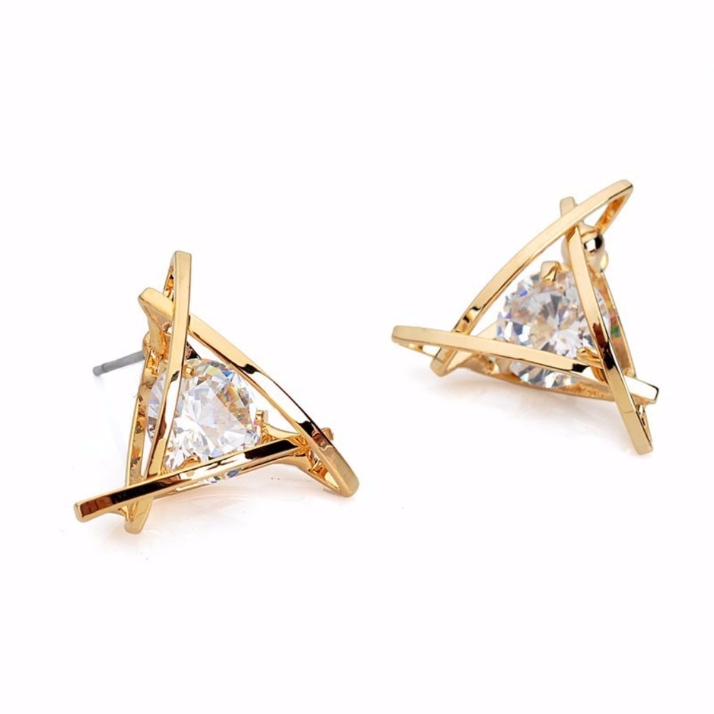 ❤️4 for $20 Sale❤️New Gold/Sliver CZ Earrings