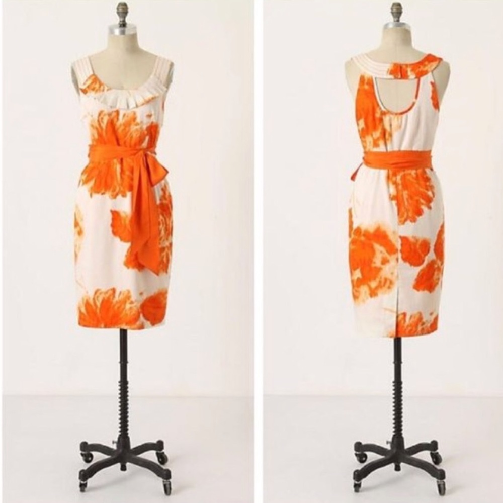 Moulinette Soeurs Orange Blossom shift dress