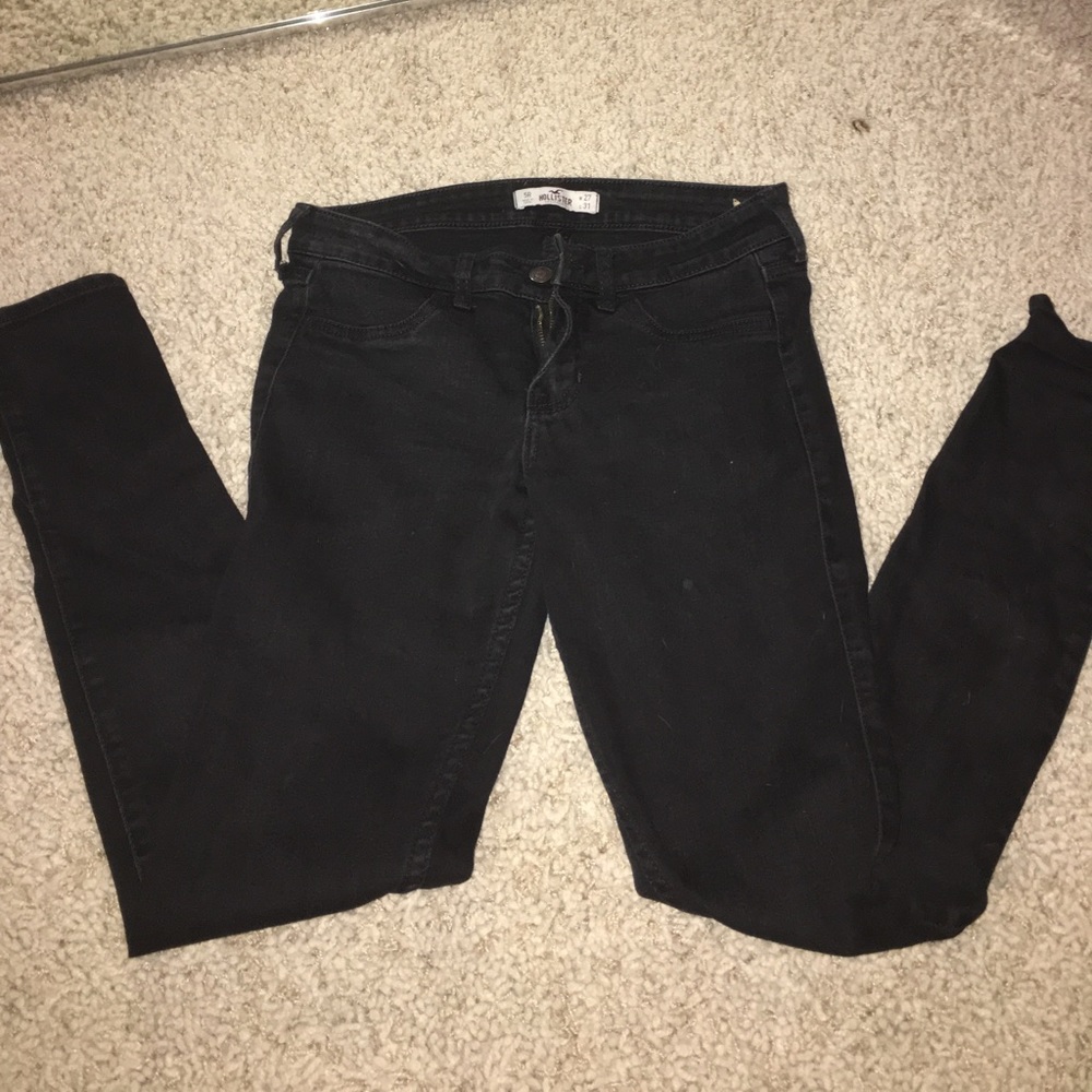 Hollister black denim jeans