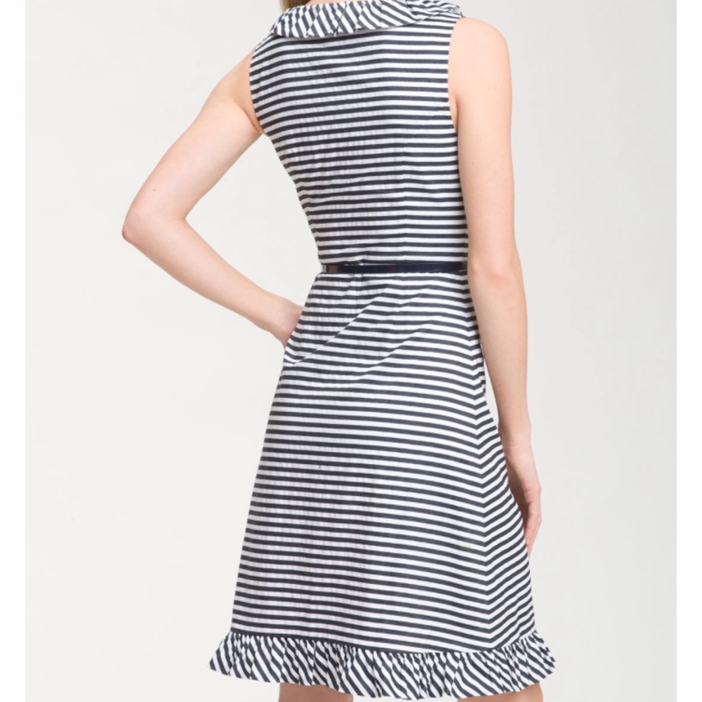 NWT Kate Spade HENLEY ruffle striped dress Sz.8