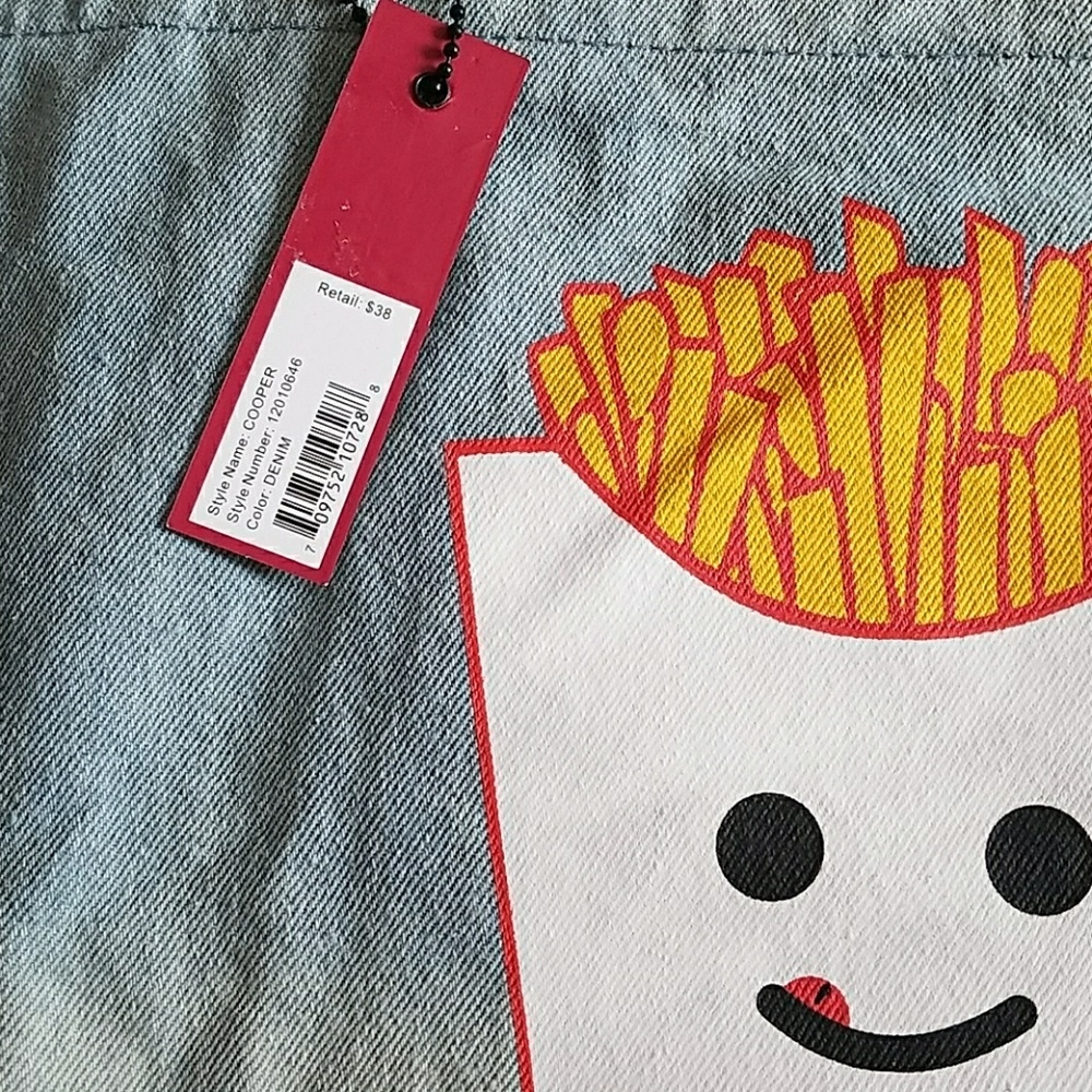 🍟 CIRCUS BY SAM EDELMAN FRIES B4 GUYS TOTE - Picture 8 of 8