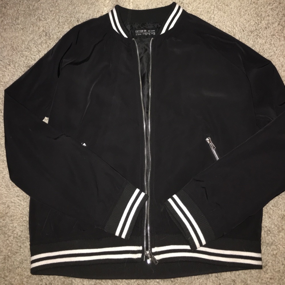 Vintage style bomber jacket