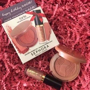 Tarte exclusive blush and creamy matte lip paint