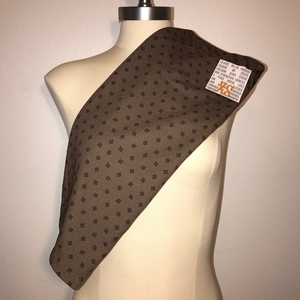 LuLaRoe Cassie Skirt. Brown, tan.