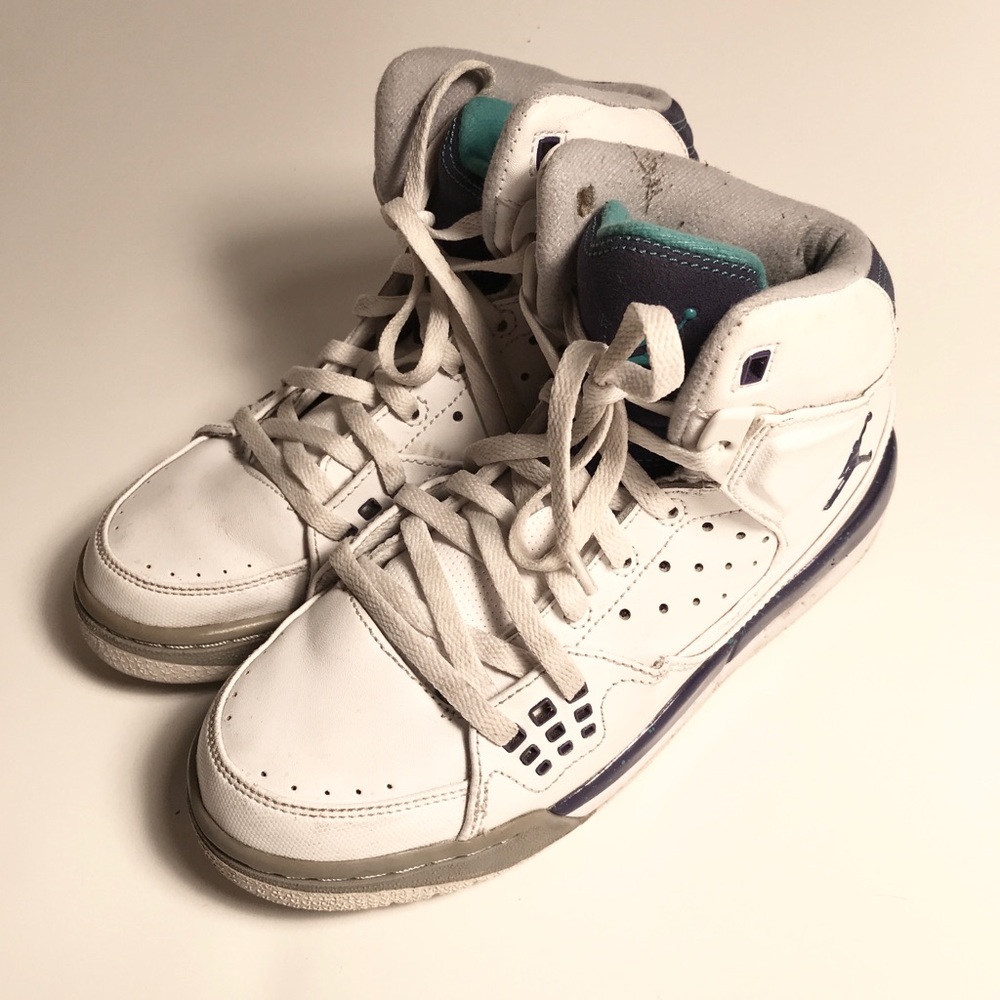JORDAN NIKE SC-1 GS Youth White Grape Ice Emerald