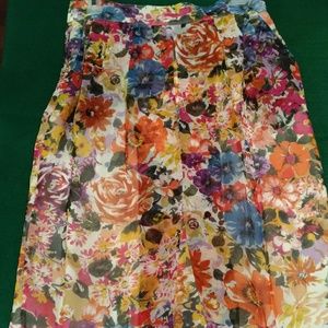 Flower Pattern Skirt