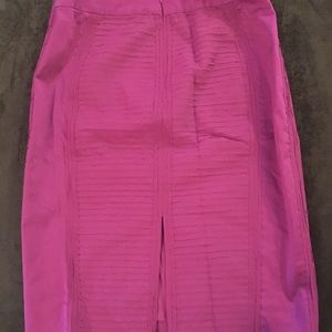 White House Black Market pink pencil skirt size 00