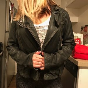 Leather jacket authentic (real)