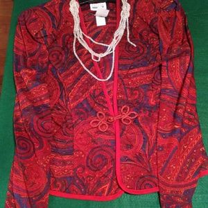 Red Abstract Jacket