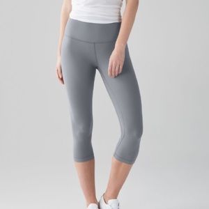 Lululemon Align Crop Sz 2, Slate, NWT