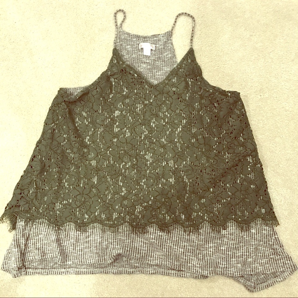 Dark Green tank top from target