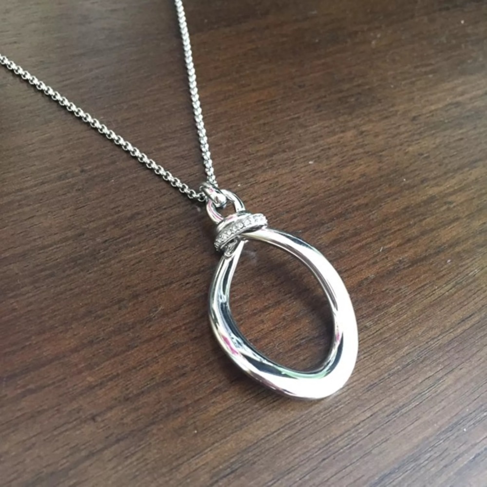 Silver Fossil necklace