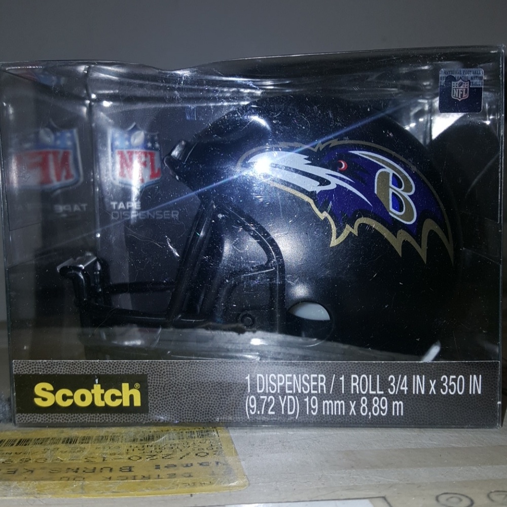 Ravens Football Helmet Tape Dispenser